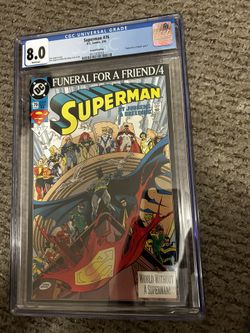CGC Slab DC Superman 76 8.0 Comic Book!