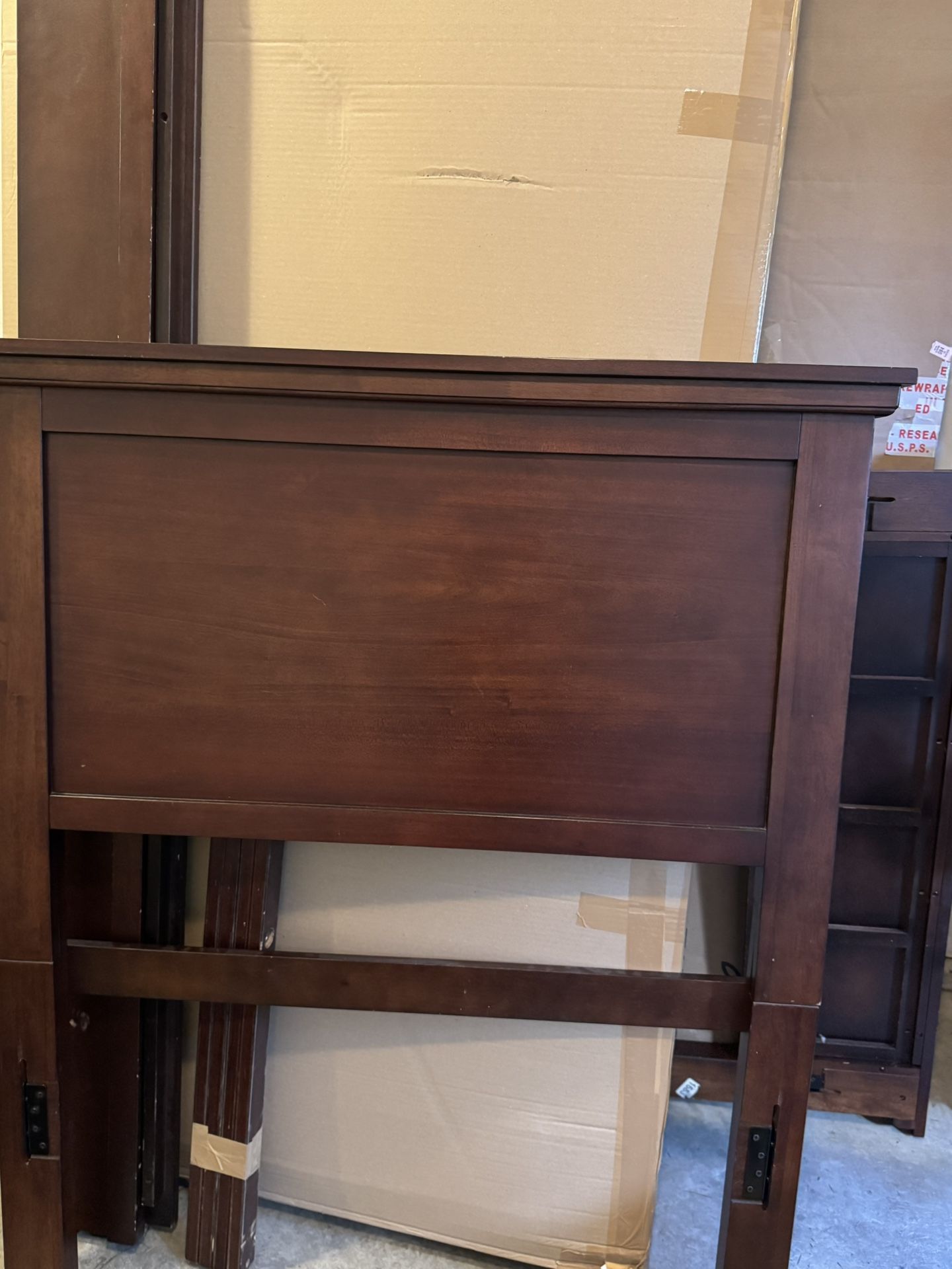 Twin Bed, Solid Wood