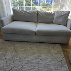 Crate Barrel Deep Sofa 83