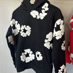 Black Denim Tear Hoodie