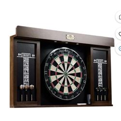 Dart board cabinet set 