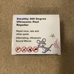 Stealthy 360 Degree Ultrasonic Pest Repeller