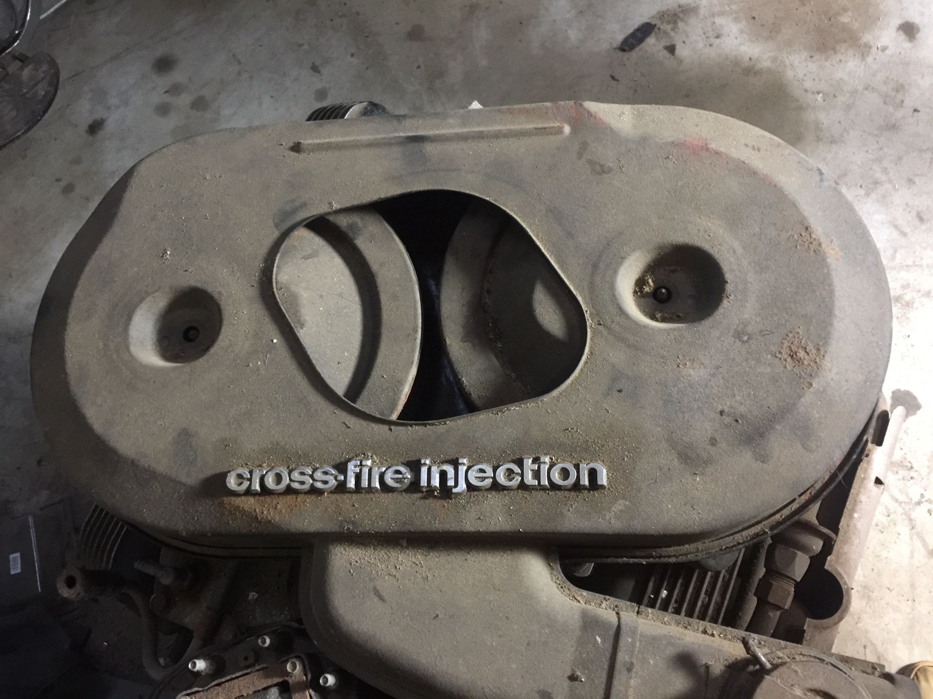 1982 Chevy 350 ci Crossfire Engine EFI. Was Running When Removed From 82 Corvette 
