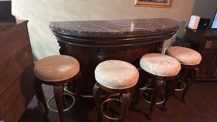 Bar and stools