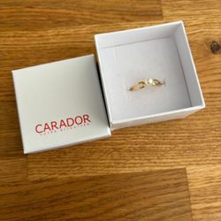 Yellow Gold 9K Ring with Pearl Solitaire