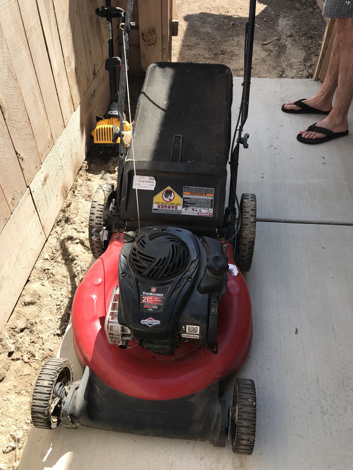 Lawn mower and weed eater