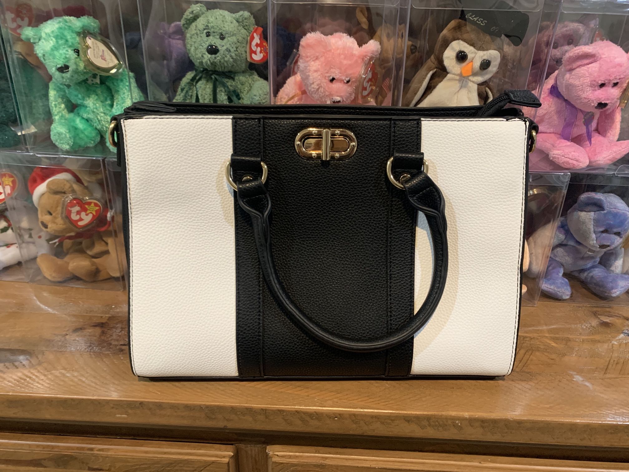 Black And White Purse