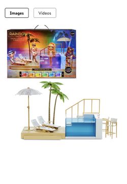 Rainbow High Color Change Pool & Beach Playset