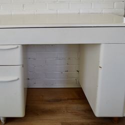 White desk