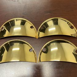 Chevy Impala Half Moon Head Light Covers 24k Gold 