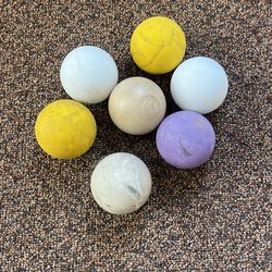 7 Pre owned Lacrosse Balls 