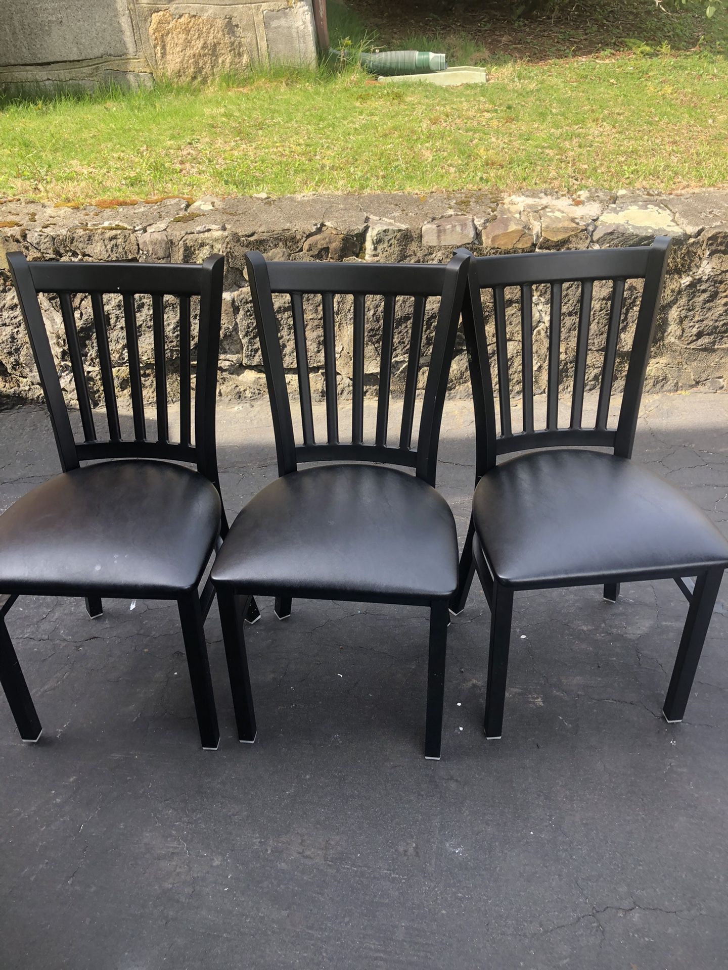 Very Good Condition Three Dinner Chairs 