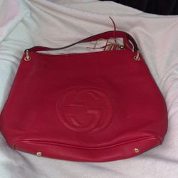 Gucci Bag Red Leather