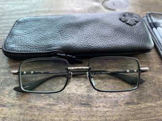 Chrome Hearts Buckle Rider Black/Silver 50-21-142 Frame Authentic W/ Receipt