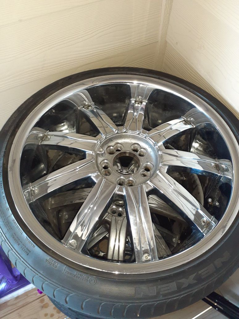 Dcent 20' rims and tires 200