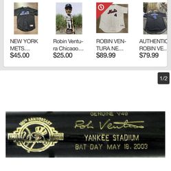 Robin Ventura Bat Day Bat  Two of them 75