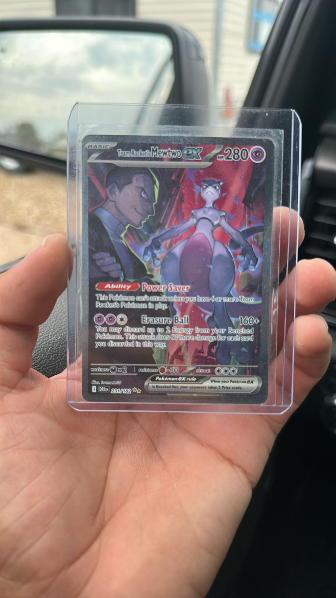 Team Rockets Mewtwo Ex Mint Condition