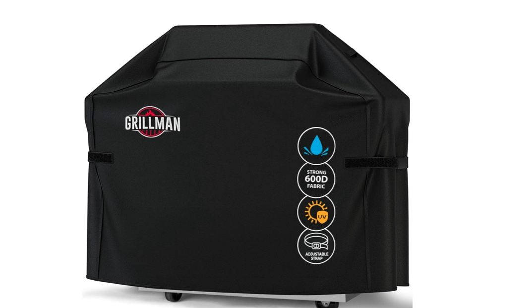 Grill Cover by Grillman Black 58 Inch BBQ Outdoor Grill Covers Charcoal Grill