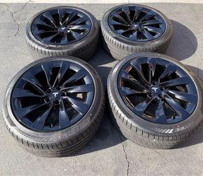 20” oem tesla model y factory wheels 20 inch gloss black rims Tesla y