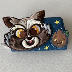 Loungefly Disney Marvel Rocket and Groot Zip Around Wallet Limited Exclusive