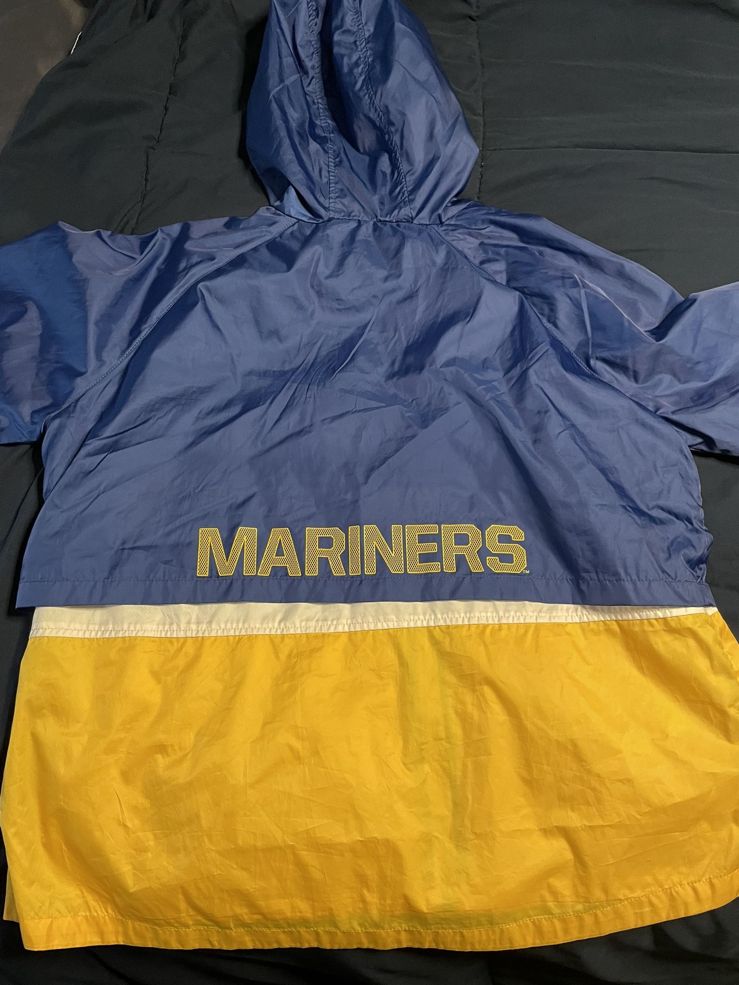 Mariners Vintage Logo Windbreaker