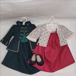 Felicity Merriman Riding Habit 1995 & School Outfit 1992 Bundle Pleasant Company