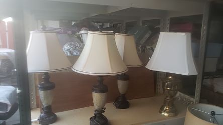 NEW Lamps- overstock- no boxes $12 each