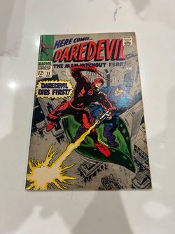 Daredevil #35 Trapster! Stan Lee! Gene Colan! Marvel 1967, Crease on CVR, FN