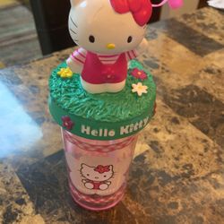 2001 Hello Kitty Tumbler With 3D Topper