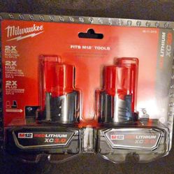 Milwaukee M12 Batteries 