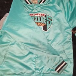 bomber vancouver aqua green grizzlies jacket