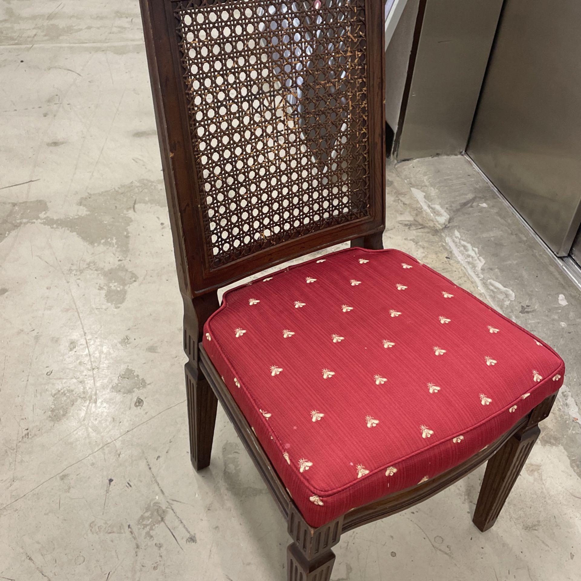 Solid Wood Vintage Cane Back Chair For $50 Delivery Is Included In The Price