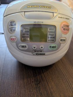 Zojirushi neuro fuzzy rice cooker zcc10