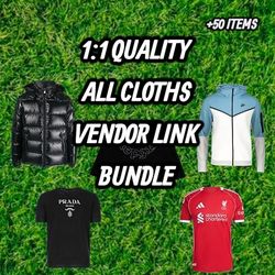 1:1 Quality All Cloths Vendor Link Bundle For Resselling 