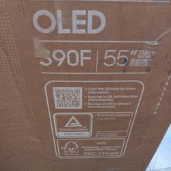 Samsung 55-Inch Class OLED S90F 4K Smart TV (2025 Model) NQ4 AI Gen3 Processor, Upscaling Pro, HDR +, Motion Xcelerator 144Hz, Samsung Vision AI, Alex