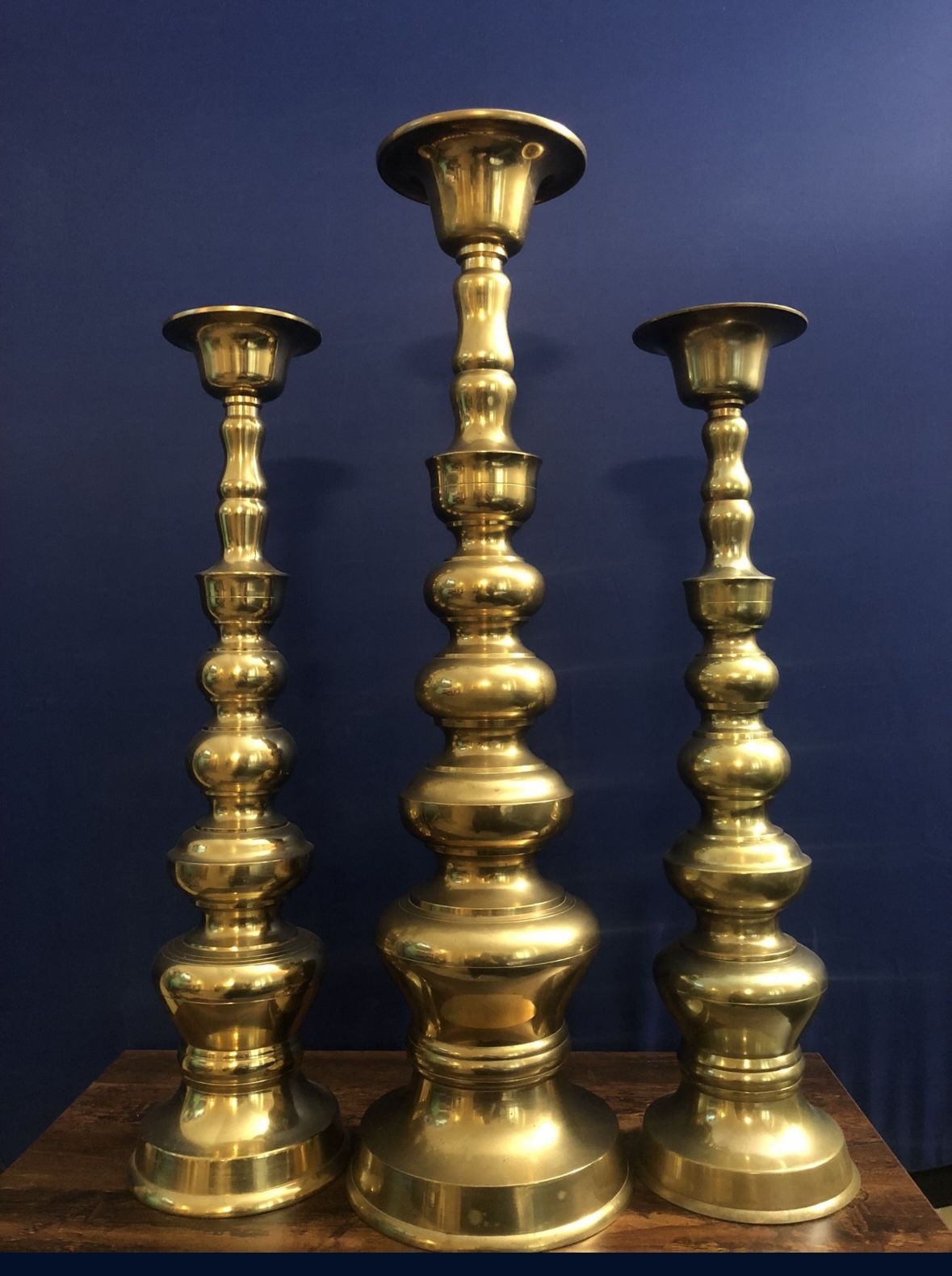Brass Antique Candle Holders