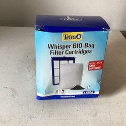 Brand New 8 Pack Large Tetra Whisper Filter Cartridges