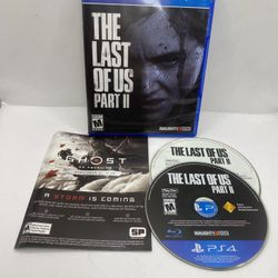 The Last of Us Part II - Sony PlayStation 4 PS4 - Excellent Discs CIB 