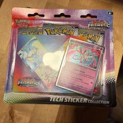 Prismatic Tech Sticker Pack Pokemon