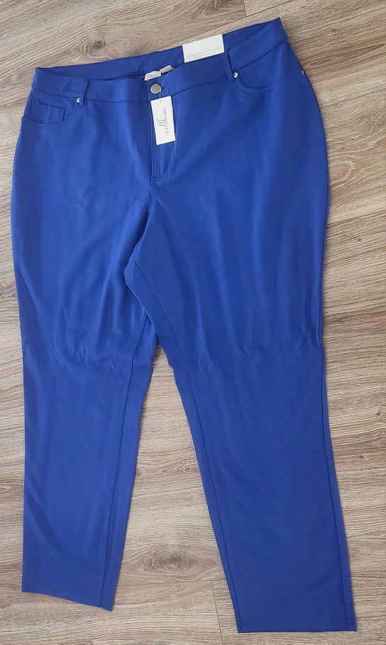 NWT Cato Blue Skinny Pants 24W Inseam 31in
