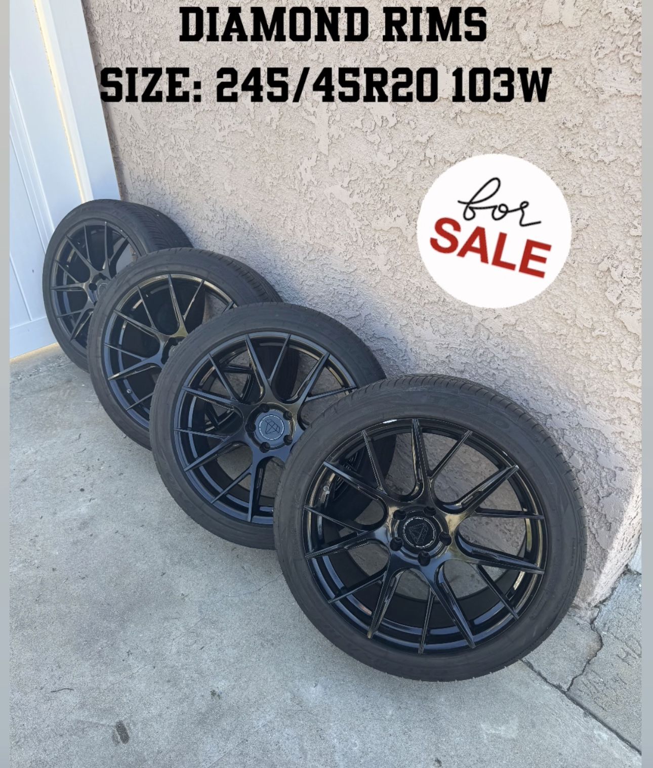 Db F18 diamond rims
