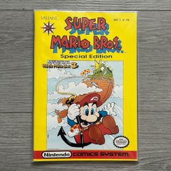 SUPER MARIO BROS SPECIAL EDITION NO. 1 VINTAGE NINTENDO COMICS SYSTEM VALIANT