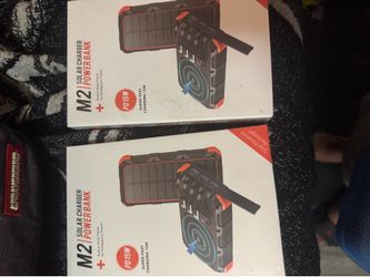 M2 solar charger power bank