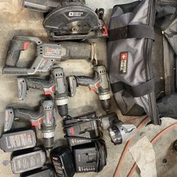 Porter Cable 18 Volt Tools