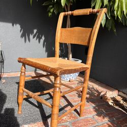 Vintage Hichcock Chair with Rush Seat
