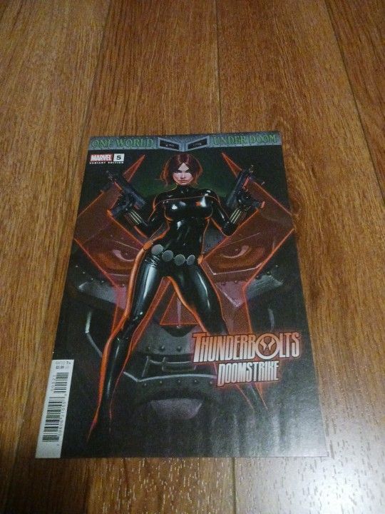 Thunderbolts Doomstrike #5 Marvel Comics 2025 Ivan Talavera Variant Cover B