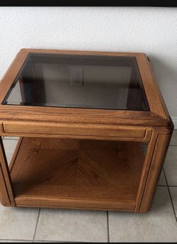 Hardwood Square Table