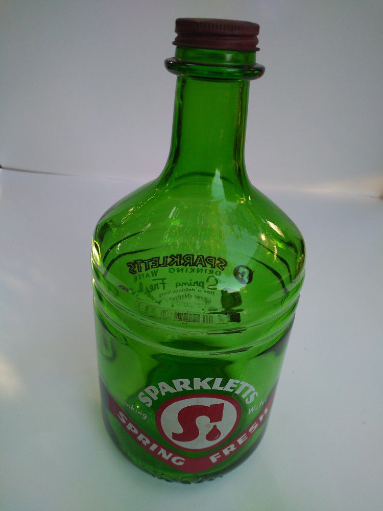 Antique Vintage Sparkletts Spring Water Bottle
