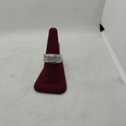 14K White Gold Men's Ring