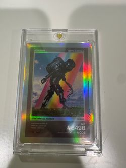 SIGNED Beeple Everydays PRE-ALPHA/100 Hologram #6498 SEMIART X NODE Trading Card
